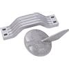 SIXRUN Kit Anodo in Alluminio per Trim Tab Fuoribordo VF150 F175 | Staffa Trasom Manubrio, Protezione Corrosione Acqua Salata, Sostituzione per 6G5 45251 02 00, Compatibile F200LB F200XB