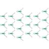 Sbshiouu 10/20pcs Linea Da Pesca Spazio Ramo Girevole 8 Forma Anello Contattore Doppio Gancio Subline Splitter Attrezzatura Da Pesca Contattore