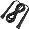 Chixenn Corda per Saltare, Corda Fitness Regolabile, Nero, PVC da 5 mm con Manici Robusti, Corda Boxe Leggera Senza Nodi per Uomini e Donne, Cardio, Velocità, Palestra e Allenamento