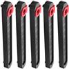 TOYANDONA 5 Pezzi Contatore Punti da Tavolo per Calcio Balilla in Plastica nera | Pulizia Semplice, Scorrimento Manuale, per Tavoli da Tennis Tavolo e Ufficio, 16x2x1,5cm