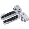 FACULX Pedali Bici Argento Lega Al6061 Resistenza Pedali Bici Argento | Colore argento, resistenza usura, struttura robusta, per facile , 1 paio