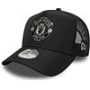 New Era Manchester United - Cappello da camionista riflettente nero