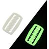 Honseadek Accessori Sub 2pz per Cinture Nylon 5cm | per materiale leggero 20g, design giapponese, anti-allentamento, ideale immersioni notturne, blu/verde