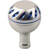 BildeeMait Mulinello da pesca Rocker Knob Handle. 30MM argento blu Riparazione Pronto | Manopola a bilanciere per mulinello da pesca Shimano, per DAIWA, 30 mm, 35 mm, 38 mm, maniglia in metallo per mulinello da