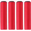 DEARMAMY Manopole Bici Leggere in Gel di Silice, Rosse, per Bicicletta | Coppia di Coperture per Manubrio, Facili da Installare e Pulire, Buona Tenuta, per Bici