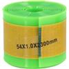 BildeeMait Verde per bici per rivestimento pneumatico 1,0 mm per TPU fibra di vetro foratura per protezione per strada MTB grasso per bici 26 27.5 29 pollici 700C (23/38/54 x 2300 mm)