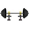AQINYYH 300 kg, supporto regolabile per bilanciere, 30-40 cm | Set di 2 supporti per manubri Deadlift Jack, robusti, con cinghia in nylon, per palestra a casa e palestra