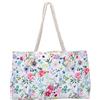 Luocute Set di Borse Mahjong, Grande Borsa Floreale, Resistente All'acqua | Tessuto Ispessito, Manici in Corda, Custodia con Cerniera, Portaoggetti su Rack, Pronto per il Viaggio, Organizer Completo