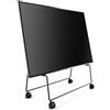 Lustrens Supporto TV con ruote, dimensioni 92x81x38 cm | Adatto per televisori a schermo piatto da 40-65 pollici | Supporto TV mobile | Design danese