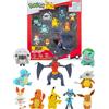 Pokémon Set di 10 personaggi - 5 - 11 cm - Garchomp, Pikachu, Charmander, Squirtle, Bulbasaur, Eevee, Scorbunny, Cubone, Wooloo & Riolu - Ultimo 2022 - Giocattoli ufficiali