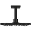 Grohe set soffione doccia a soffitto Grohe Rainshower 310 SmartActive Cube a 2 getti, colore nero opaco - 264812430
