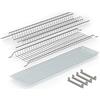 Inoxa Kit Scolapiatti 86 cm acciaio da Incasso per Mobile Pensile cm. 90 completo di Vaschetta