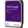 Western Digital HD 3,5 6TB 5700RPM 256MB PURPLE SATA3 VIDEOSORVEGLIANZA WD64PURZ