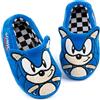 Sonic the Hedgehog Pantofole Bambino - Orecchie 3D 2 UK Bambino | Vanilla Underground, Slip On, Natale, Regali di Compleanno per Bambini, Calza della Befana, Blu