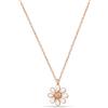 Einzelstück® Bracciale Daisy con margherite, in argento Sterling 925 placcato oro 18 carati, ipoallergenico e senza nichel
