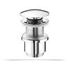 ERCOS Piletta tonda 1"1/4 click clack con troppo pieno