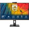 Philips Monitor 27" ( IPS 2560x1440 QHD 2K 75Hz ) 5000 SERIES Black 27B1U5601H 00