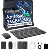Laptok Tablet 10" Android 16 Gemini AI, 36GB RAM+128GB ROM+1TB TF con Mouse Tastiera...