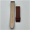 Baume & Mercier Hampton cinturino orologio watch strap vitello marrone 19/18mm