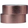aufodara 2 Rotoli 10m x 15mm Washi Tape Set Nastro per mascheratura Deco Masking Tape Glitter Vernice Metallizzata Fai da Te Scrapbooking Craft (Rose Gold)