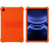 FKQLH Custodia per Xiaomi Redmi Pad 2 9,7 Pollici Tablet, Silicone Morbido Skin Leggero Custodia Protettiva per Bambini Supporto Cover, Arancia