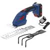 Güde Batteria GPS 18 - 201 - 05 (18 V, attacco per cesoie per siepi/cespugli), blu, nero, rosso