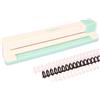 Craftelier - Macchina per Rilegatura 30 Fori, Perforatrice Formati A4 - A7 | Fora fino a 5 fogli, 6 spirali per rilegatura inclusi, anelli colori di bianco e nero, per quaderni e scrapbooking