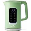 SENYA - Bollitore elettrico Polly - Matcha - Temperatura regolabile - 1,7L | Display LCD - Tenuta al caldo 2 ore - 5 programmi tè - Base 360° - Doppia parete anti-scottatura - Potenza 2200 W