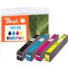 Peach Cartuccia d'inchiostro Peach PI300-744 4 pz. compatibili Nero, Ciano, Magenta, Giallo