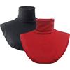 Joyci Fashion - Colletto a collo alto, invernale, unisex, in cotone, semplice
