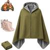Generico Coperta Riscaldante da Indossare Coperta Elettrica Singola Portatile Verde | Coperta Riscaldante USB,Coperta Termica con Cerniera,Coperta Indossabile,Termocoperta Singola,Morbida Calda Comoda Leggera