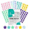 Waymaytecy 240 Pezzi Patch Brufoli Idrocolloide, Patch Patch Per Brufoli A Forma Di Stella con Olio dell'albero tè Acido Salicilico, Pimple Patch Cerotti Giorno e Notte Invisibile e Impermeabili, Traspirante