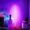 Wisdom Lampada da terra Gaming Smart 72 Led per angolo Bluetooth RGBIC USB con App e telecomando Wisdom