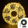 Wisdom Stringa 45 metri da 3000 Microled filo di rame Bianco Caldo cavo verde Wisdom