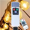 Wisdom Controller ricaricabile power bank USB per catena di luci e decorazioni Led fino a 31V DC 0,72W Bianco timer con telecomando Wisdom