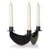 Arti&Mestieri Candelabro Giocoliere colore nero 21,5 x 21,5 x 10,5 cm di altezza