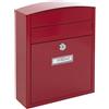 ARREGUI Compact E5736 Cassetta Postale Individuale in Acciaio, Cassetta della Posta da Parete, Cassetta Postale Da Esterno, Dimensione S (DIN A5), Facile da Montare, Rosso