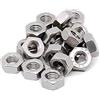 Merriway BH06898 - Dadi esagonali esagonali in acciaio inox 316 A4, confezione da 20, colore: argento