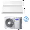 Samsung Climatizzatore Condizionatore Samsung WINDFREE PREMIÈRE Essential White Wifi Dual Split R32 Inverter 9000 + 18000 BTU con U.E. AJ050TXJ2KG/EU Classe A+++/A++ NOVITÁ 2026