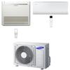Samsung Climatizzatore Condizionatore Samsung Console + Cebu S2 Wifi R32 Dual Split Inverter 12000 + 12000 BTU con U.E. AJ068TXJ3KG/EU Classe A++/A+