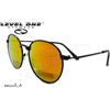 Level One Occhiali da sole uomo donna LEVEL ONE tondi round Hipster Swag Rock Vintage