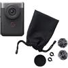 Canon PowerShot V10 Vlogging Kit Fotocamera Digitale Silver Garanzia Canon