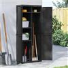Generico Armadio da Esterno Nero 65x37x165 cm in PP,Mobili,Armadietti e portaoggetti,Armadietti e stipi-364205