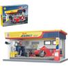 JAMARA 402939 CADA Shell Service Station 1:30 Bricks, set tecnico composto da 330 mattoncini, casa modulare, licenza come modello urbano, idea regalo per bambini e costruttori a partire dagli 8 anni