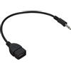 System-S Cavo audio AUX da USB tipo A (maschio) a jack da 3,5 mm 20 cm