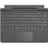 Merkloos Tastiera con touchpad Bluetooth - Compatibile con Surface Pro 8, 9, 10, 11 e X - 13 pollici - Grigia - Con touchpad integrato e supporto per la penna