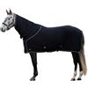 Covalliero Coperta in Pile con Collo Therm, 115 cm, 165 cm | Coperta per cavalli, colore nero, in materiale Cova-Tex, lavabile in lavatrice a 30 °C