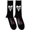 Rock Off officially licensed products Machine Gun Kelly - Calzini alla caviglia con faccia a cuore, taglia unica