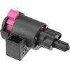 QUARKZMAN Interruttore Luce Stop Per Audi A4 2009-2016 Plastica Metallo | Plastica, Metallo, Nero, Viola, 7.8x4.1x4.1cm, 4F0945459B, 4 Pin, Per Audi A5 08-17, Per Audi A6 08-18.
