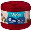 Utopia Crafts T-Shirt Fettuccia Uncinetto 300g 150m - Filo Morbido Elastico per Cestini, Borse, Tappeti, Macramè & Decorazione Casa, Oeko-Tex (Ciliegia Nera)
